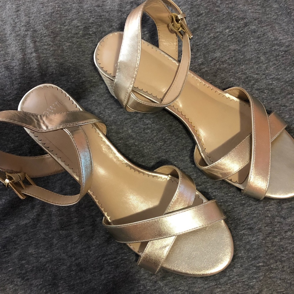 Rose gold heels size 8